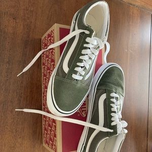 Brand New Women’s Vans - Olive Green